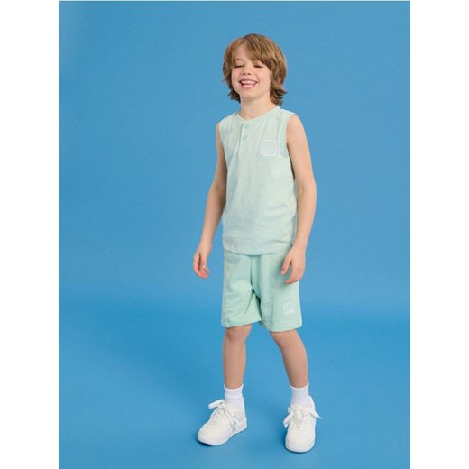Sinsay - Koszulka bez rękawów - zielony ze sklepu Sinsay w kategorii T-shirty chłopięce - zdjęcie 179142458