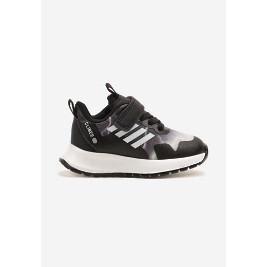 Czarno-Białe Buty Sportowe Sneakersy Clibee Ozdobione Paskami Alisse ze sklepu born2be.pl w kategorii Buty sportowe dziecięce - zdjęcie 179146668