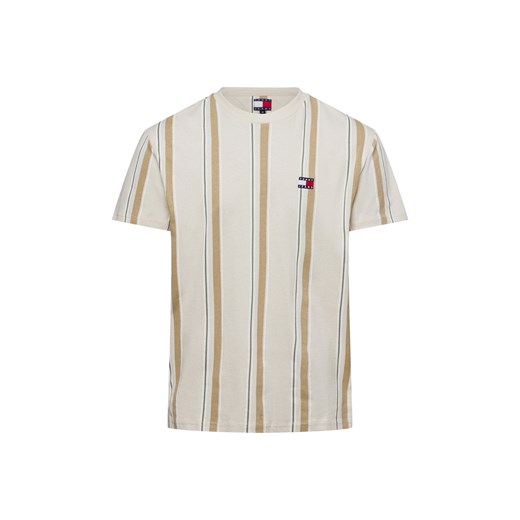 Tommy Jeans Koszulka męska Mężczyźni Bawełna beżowy w paski ze sklepu vangraaf w kategorii T-shirty męskie - zdjęcie 179146845