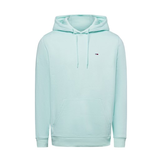 Tommy Jeans Męski sweter z kapturem Mężczyźni Bawełna miętowy jednolity ze sklepu vangraaf w kategorii Bluzy męskie - zdjęcie 179146846