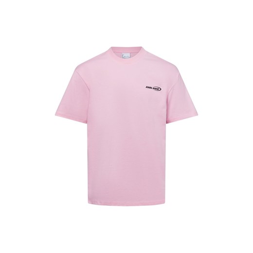 Karl Kani Koszulka męska - Resi Mężczyźni Bawełna różowy jednolity ze sklepu vangraaf w kategorii T-shirty męskie - zdjęcie 179146866