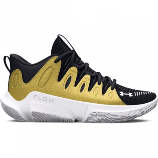 Buty do koszykówki uniseks Under Armour UA Flow Breakthru 4 - złote ze sklepu Sportstylestory.com w kategorii Buty sportowe męskie - zdjęcie 179147099