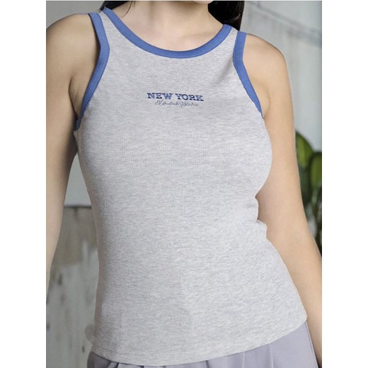 Sinsay - Tank top - szary ze sklepu Sinsay w kategorii Bluzki damskie - zdjęcie 179148365