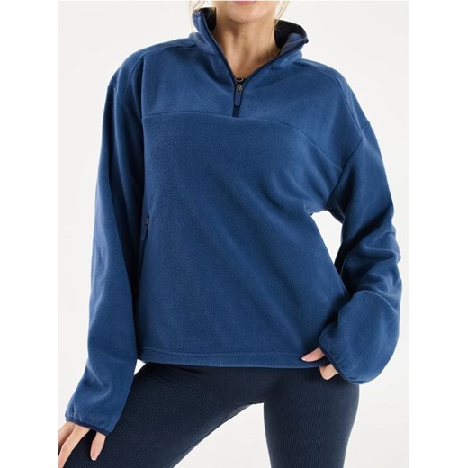 Sinsay - Bluza polarowa - niebieski ze sklepu Sinsay w kategorii Bluzy damskie - zdjęcie 179148395