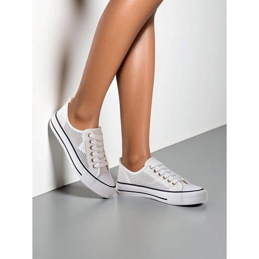 Royalfashion Damskie ażurowe trampki Rebbse ze sklepu royalfashion.pl w kategorii Trampki damskie - zdjęcie 179148898