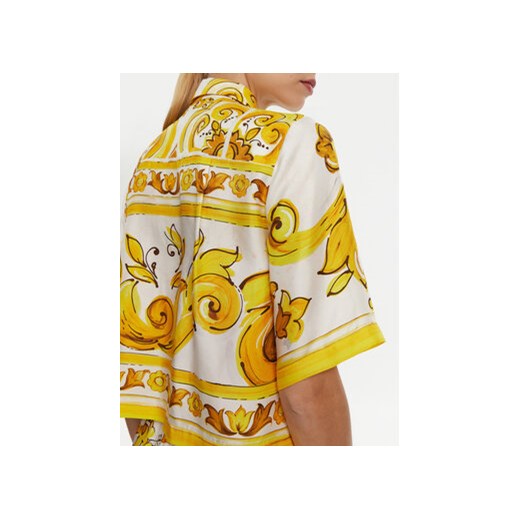 Koszula damska wielokolorowa Dolce & Gabbana w kwiaty 