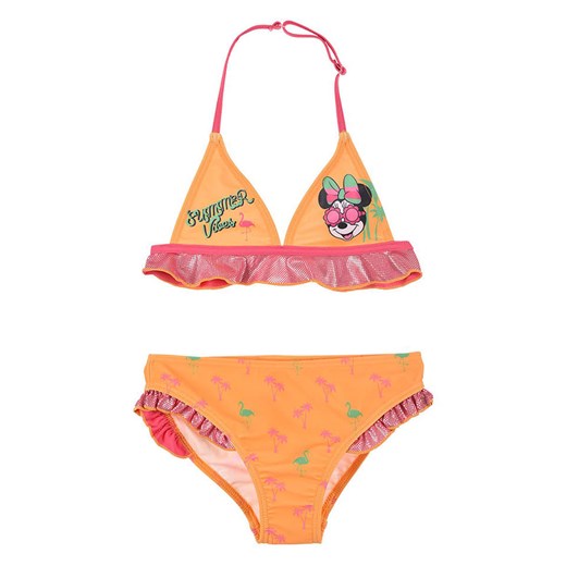 MINNIE MOUSE Bikini &quot;Minnie&quot; w kolorze pomarańczowym ze sklepu Limango Polska w kategorii Stroje kąpielowe - zdjęcie 179151445