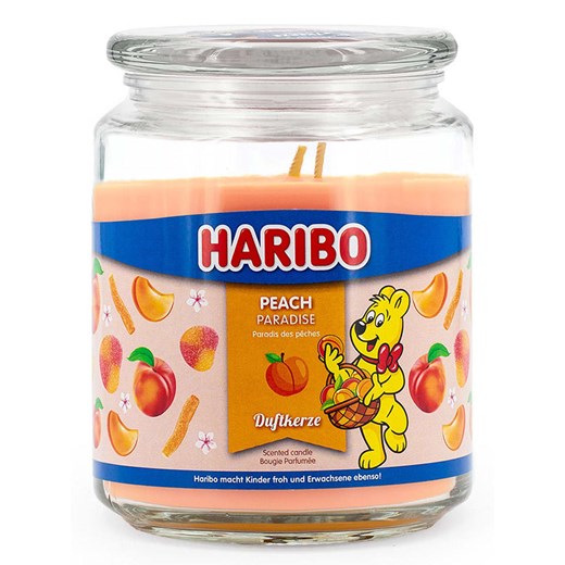Haribo Świeca zapachowa &quot;Haribo Peach Paradise&quot; - 510 g ze sklepu Limango Polska w kategorii Świece i dyfuzory - zdjęcie 179151487