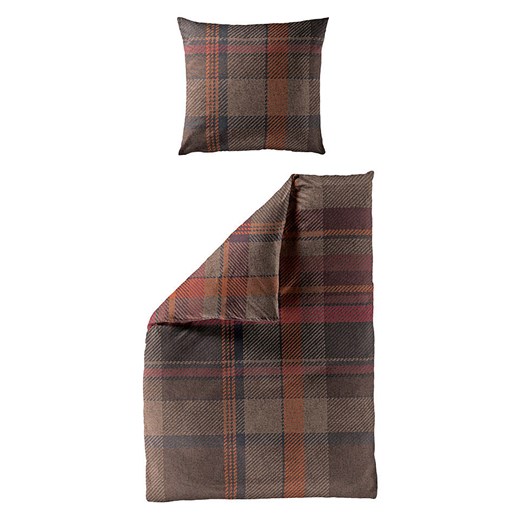 Bierbaum Komplet pościeli renforcé w kolorze brązowo-pomarańczowym ze sklepu Limango Polska w kategorii Pościele - zdjęcie 179152169