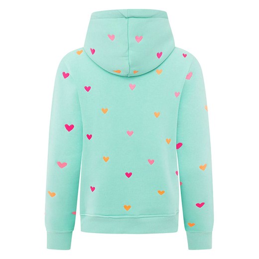 Zwillingsherz Bluza &quot;Hearts&quot; w kolorze turkusowym Zwillingsherz S/M Limango Polska okazja