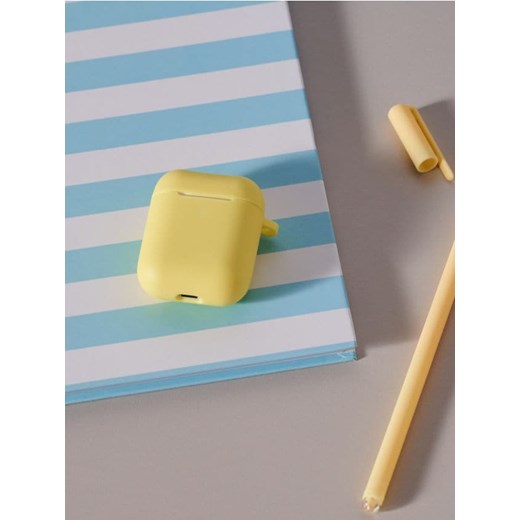 Sinsay - Etui na słuchawki AirPods - żółty ze sklepu Sinsay w kategorii Etui - zdjęcie 179153578