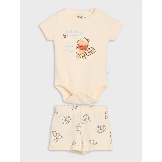 Sinsay - Komplet dzianinowy Winnie The Pooh - kremowy ze sklepu Sinsay w kategorii Komplety niemowlęce - zdjęcie 179153589
