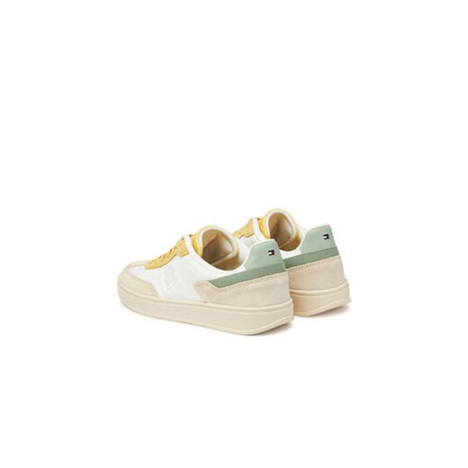 Buty sportowe damskie Tommy Hilfiger sneakersy białe wiązane płaskie na wiosnę