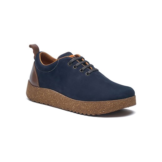 Comfortfusse Skórzane sneakersy w kolorze granatowym ze sklepu Limango Polska w kategorii Półbuty damskie - zdjęcie 179155445