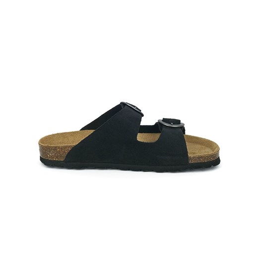 BABUNKERS Family Skórzane klapki w kolorze czarnym Babunkers Family 41 okazja Limango Polska