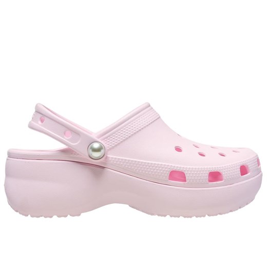 Klapki Crocs Classic Platform 211231-6ZW - różowe ze sklepu streetstyle24.pl w kategorii Klapki damskie - zdjęcie 179155837