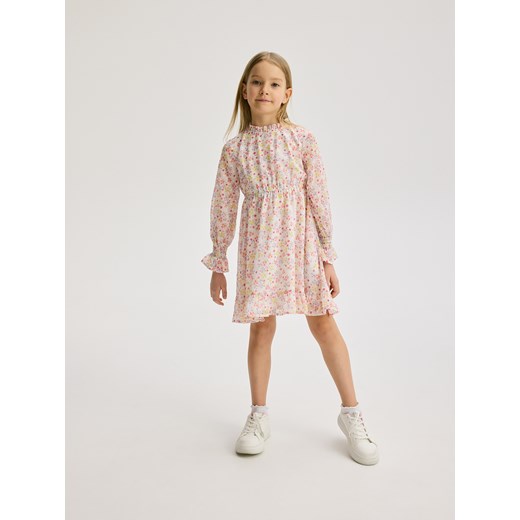 Sukienka dziewczęca Reserved w kwiaty 