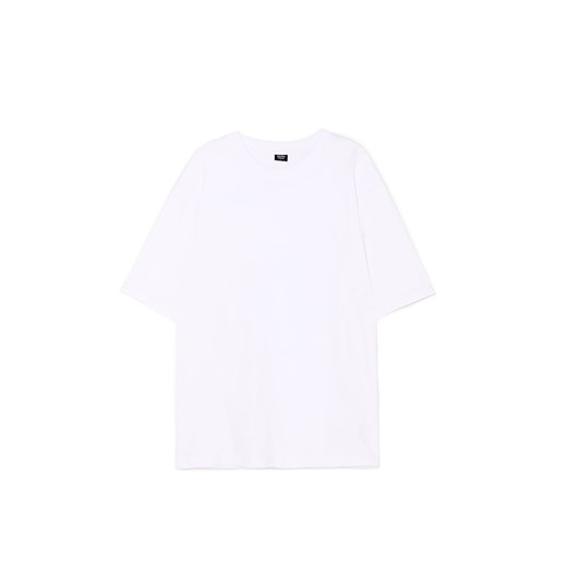 Cropp - Biała koszulka z rowerowym motywem - biały ze sklepu Cropp w kategorii T-shirty męskie - zdjęcie 179158999