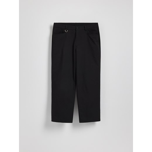 Reserved - Gładkie spodnie chino - czarny Reserved 30 Reserved