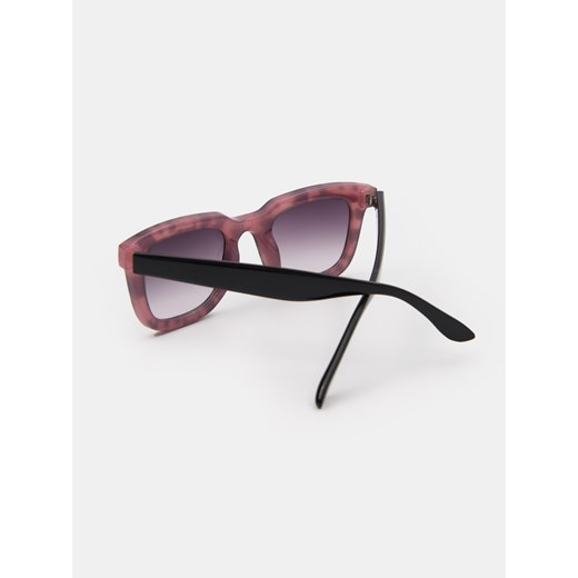 Sinsay - Okulary przeciwsłoneczne w panterkę - wielobarwny Sinsay One Size Sinsay