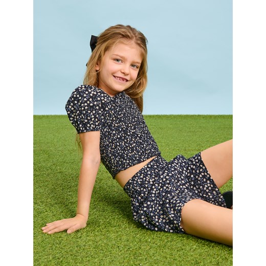 Sinsay - Komplet dzianinowy z wiskozy - wielobarwny Sinsay 110 Sinsay