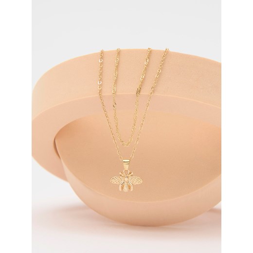 Sinsay - Naszyjnik 2 pack - złoty Sinsay One Size Sinsay