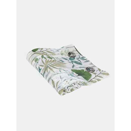 Sinsay - Zasłona z roślinnym motywem - zielony Sinsay One Size Sinsay