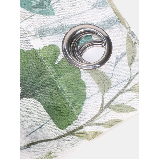 Sinsay - Zasłona z roślinnym motywem - zielony Sinsay One Size Sinsay