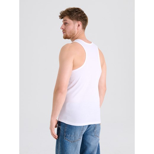 Sinsay - Tank top - biały Sinsay L Sinsay