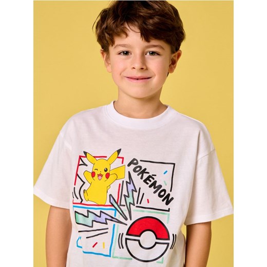 Sinsay - Koszulka Pokémon - biały ze sklepu Sinsay w kategorii T-shirty chłopięce - zdjęcie 179161457