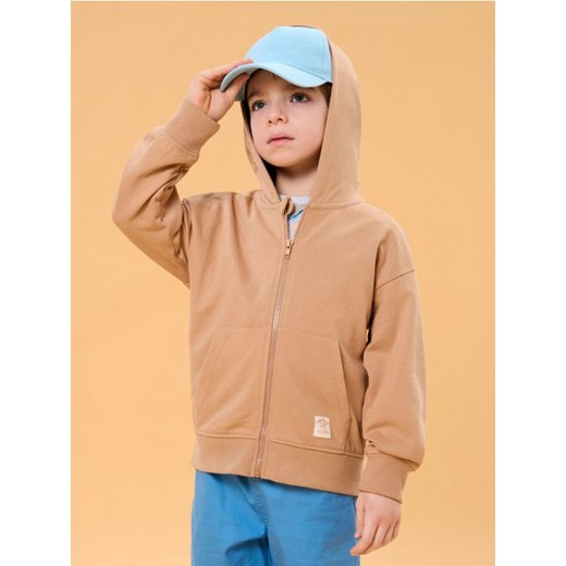 Sinsay - Bluza z kapturem - brązowy ze sklepu Sinsay w kategorii Bluzy chłopięce - zdjęcie 179161498