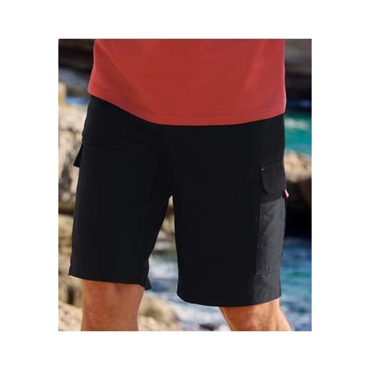 Bermudy bojówki z mikrofibry z wieloma kieszeniami Atlas For Men L Atlas For Men okazyjna cena