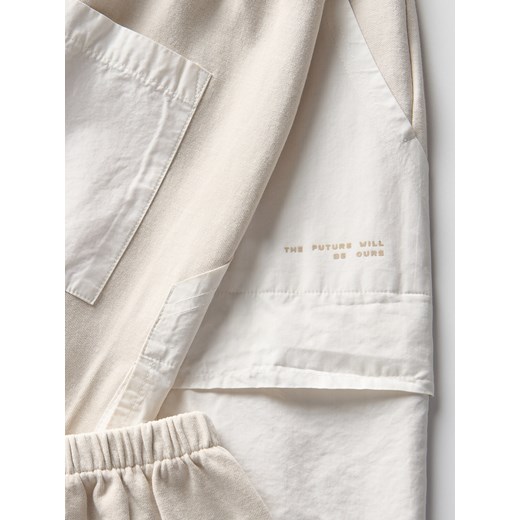 Reserved - Bawełniane spodnie jogger - jasnoszary Reserved 122 (6-7 lat) Reserved