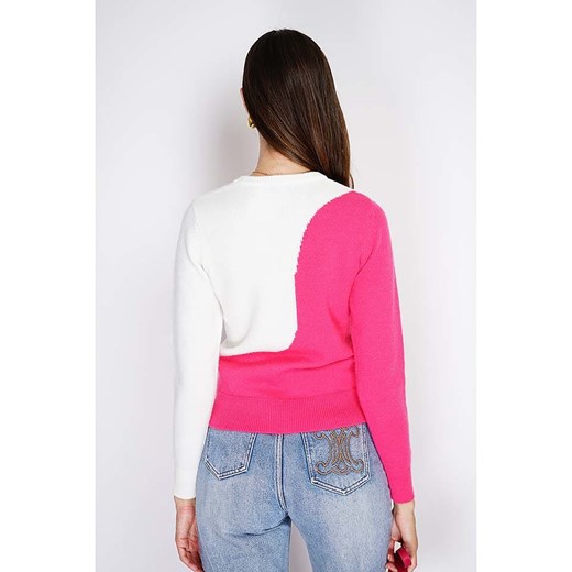 William de Faye Sweter w kolorze różowo-białym William De Faye 36 okazyjna cena Limango Polska