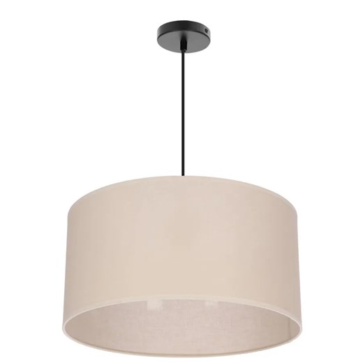 Wisząca lampa abażurowa w kolorze beżowym - 3X M097 P1-F19 ze sklepu Edinos.pl w kategorii Lampy wiszące - zdjęcie 179170987