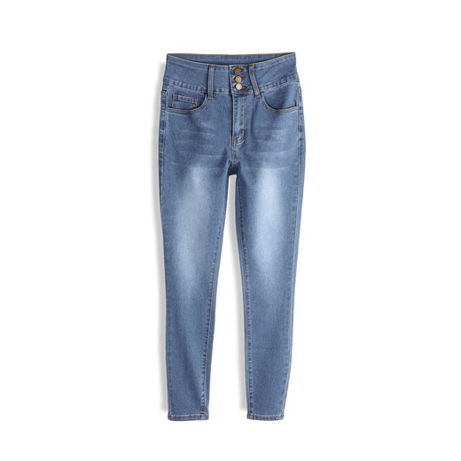 GATE Jeansy skinny z wysokim stanem 32 ze sklepu gateshop w kategorii Jeansy damskie - zdjęcie 179171069