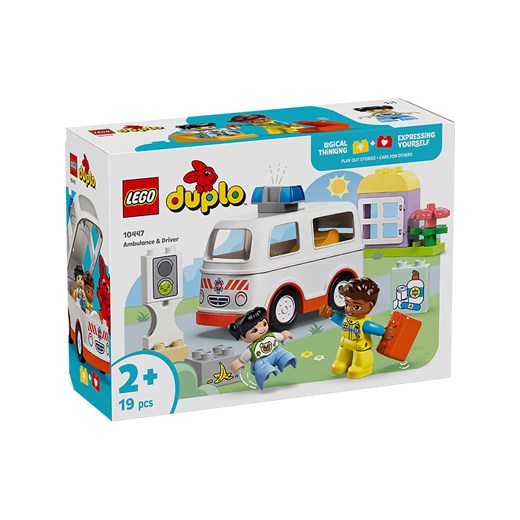 LEGO LEGO® DUPLO®: Ambulance with driver - 2+ ze sklepu Limango Polska w kategorii Zabawki - zdjęcie 179171865