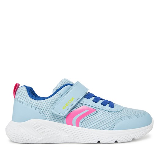 Sneakersy Geox J Sprintye J36FWB 1454 CM4K4 D Niebieski ze sklepu eobuwie.pl w kategorii Buty sportowe dziecięce - zdjęcie 179173555
