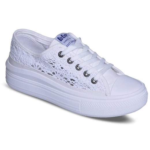 Buty Lee Cooper W LCW-23-44-1617L białe ze sklepu ButyModne.pl w kategorii Trampki damskie - zdjęcie 179174817