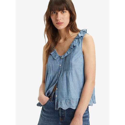 Levi&apos;s Bluzka w kolorze błękitnym ze sklepu Limango Polska w kategorii Bluzki damskie - zdjęcie 179177476