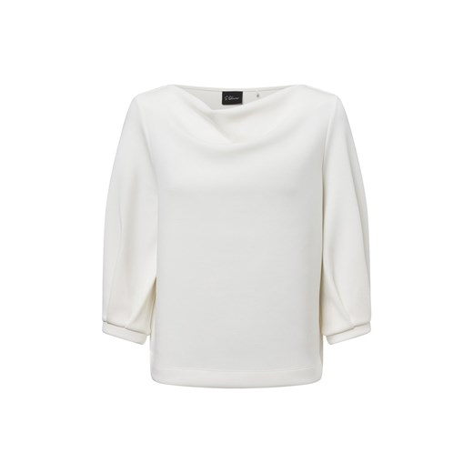 s.Oliver BLACK LABEL Bluza damska Kobiety écru jednolity ze sklepu vangraaf w kategorii Bluzy damskie - zdjęcie 179179507