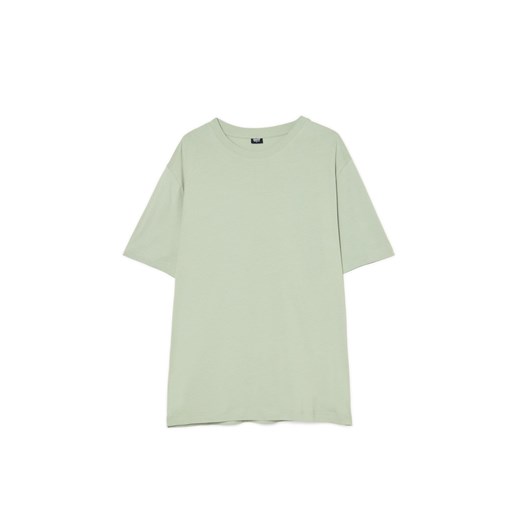Cropp - Jasna koszulka basic - zielony Cropp M Cropp