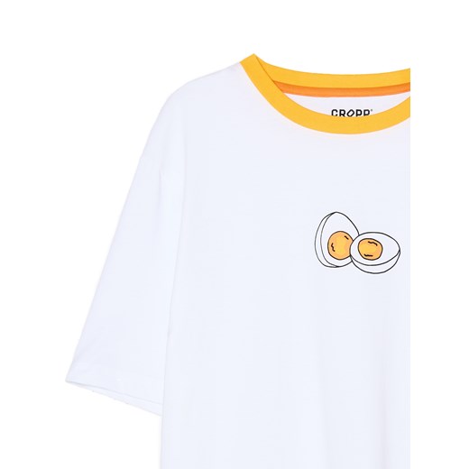 Cropp - Piżama z motywem jaj - biały Cropp M Cropp