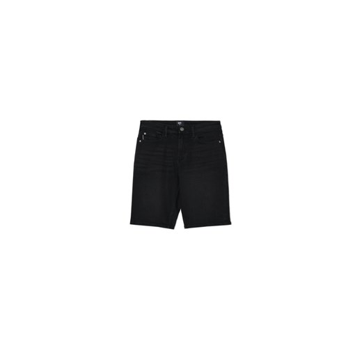 Cropp - Jeansowe szorty regular z efektem sprania - czarny ze sklepu Cropp w kategorii Spodenki męskie - zdjęcie 179179977