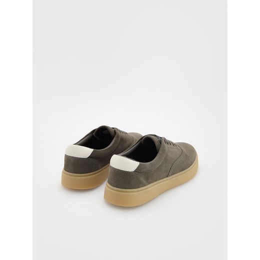 Reserved - Skórzane sneakersy - ciemnoszary Reserved 45 Reserved