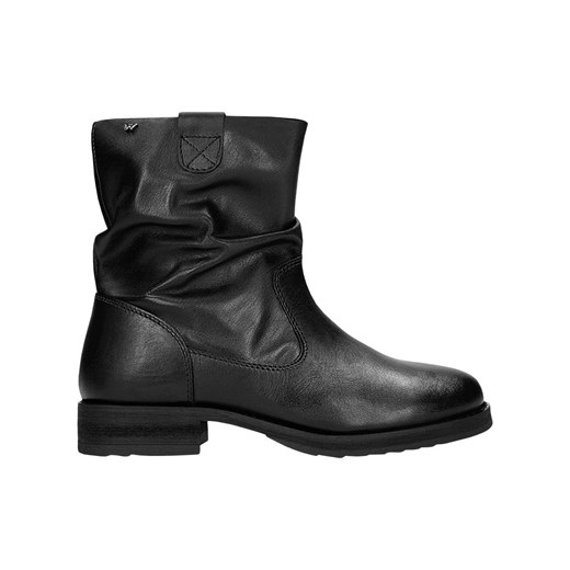 Wojas Skórzane botki w kolorze czarnym ze sklepu Limango Polska w kategorii Botki - zdjęcie 179181825
