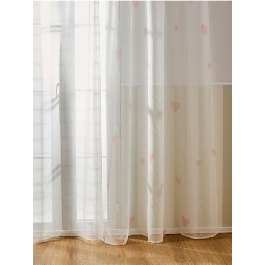 Sinsay - Firana z motywem w serca - biały Sinsay One Size Sinsay