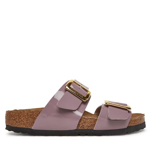 Klapki Birkenstock Sydney Cushion Buckle 1029473 Beżowy ze sklepu eobuwie.pl w kategorii Klapki damskie - zdjęcie 179182358