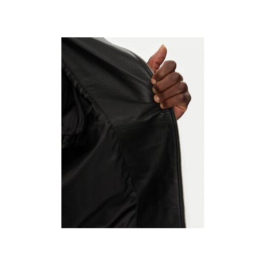 Liu Jo Kurtka skórzana QA5246 P0385 Czarny Regular Fit Liu Jo XL MODIVO
