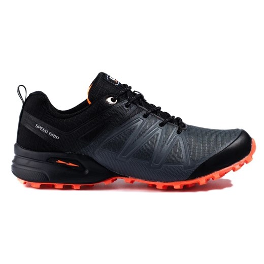 Buty trekkingowe DK czarne ze sklepu ButyModne.pl w kategorii Buty trekkingowe męskie - zdjęcie 179184317